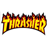THRASHER FLAME STICKER LARGE - Skateboards Amsterdam - 3