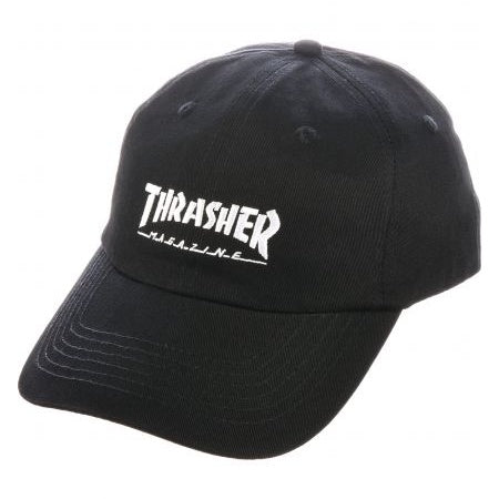 THRASHER MAG LOGO OLD TIMER HAT BLACK