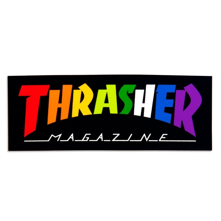 THRASHER RAINBOW MAG STICKER