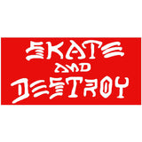 THRASHER SKATE AND DESTROY STICKER LARGE - Skateboards Amsterdam - 3