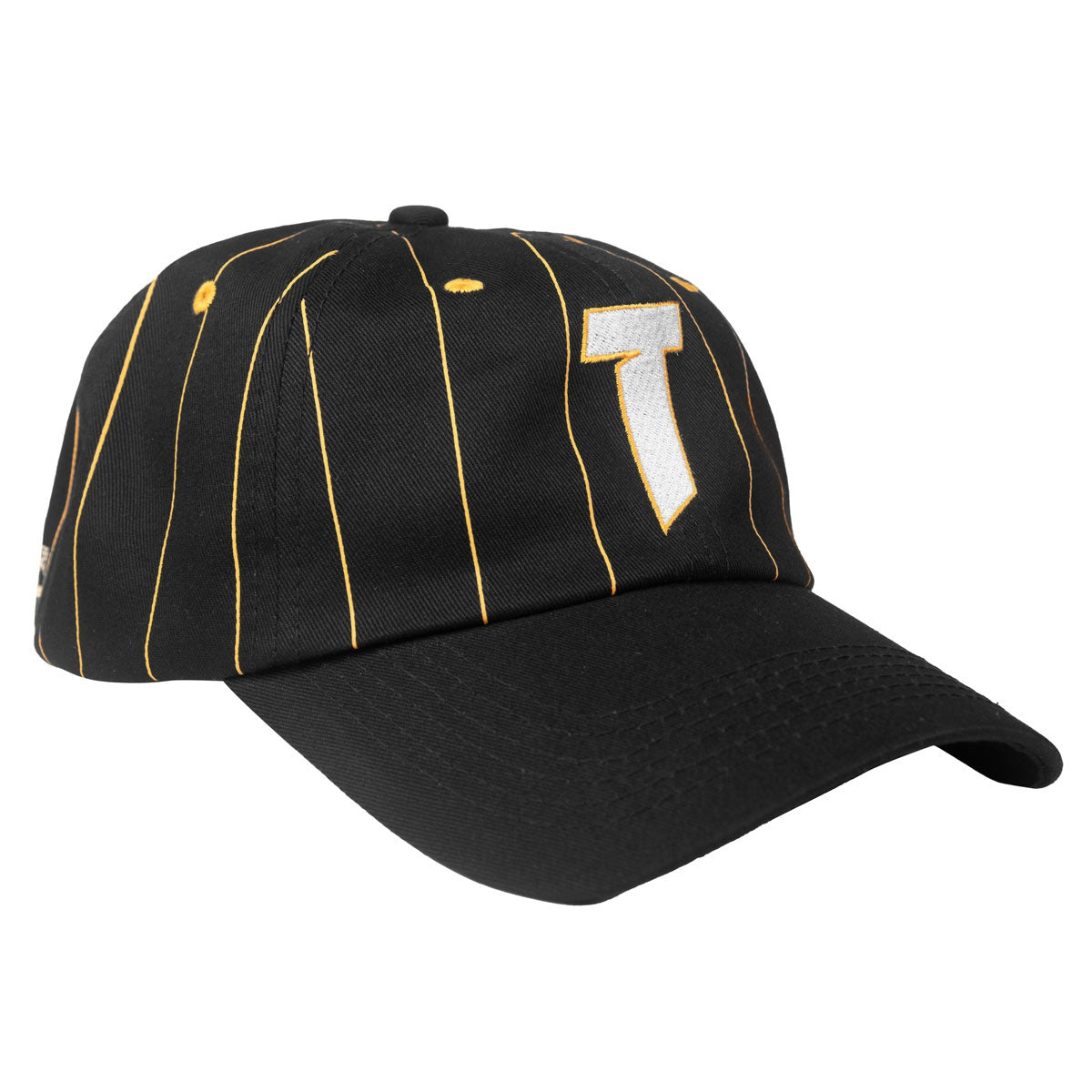 THRASHER T LOGO OLD TIMER HAT BLACK/YELLOW