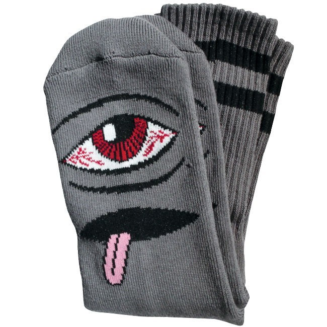 TOY MACHINE BLOODSHOT EYE SOCK BLACK - Skateboards Amsterdam