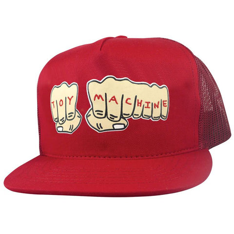 TOY MACHINE FISTS MESH CAP RED