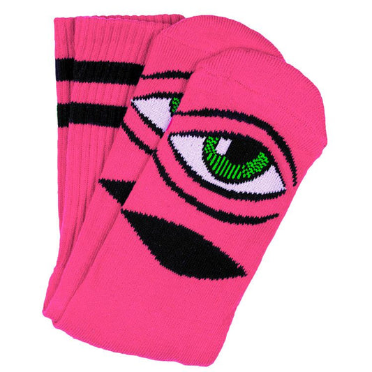 TOY MACHINE SECT EYE SOCK III PINK