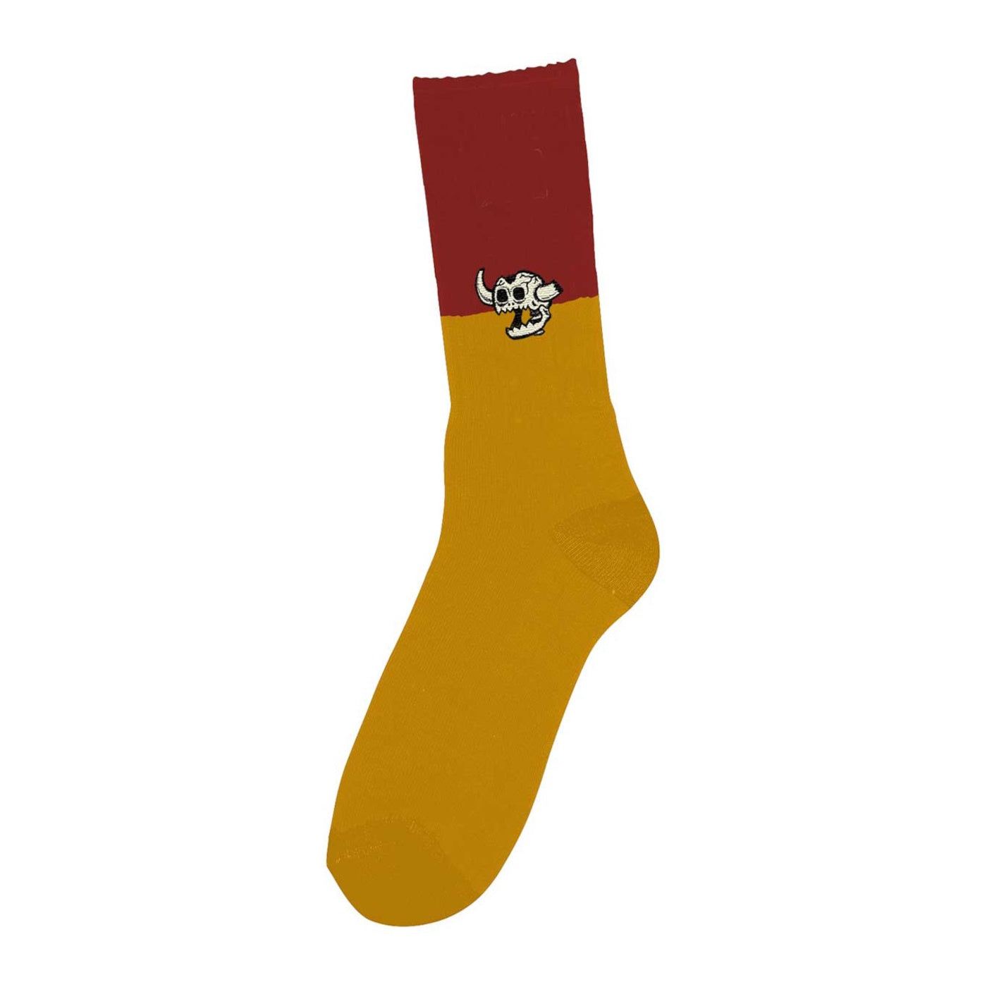 TOY MACHINE DEAD MONSTER SPLIT SOCK MAROON