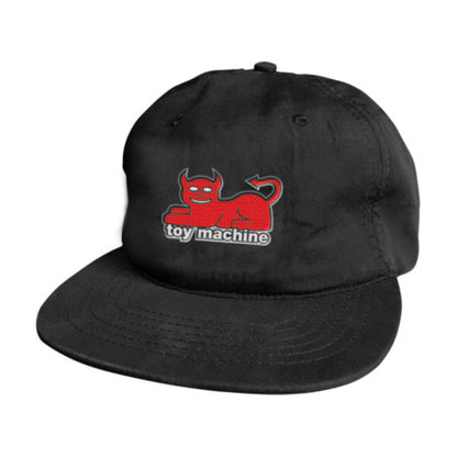 TOY MACHINE DEVIL CAT CAP BLACK