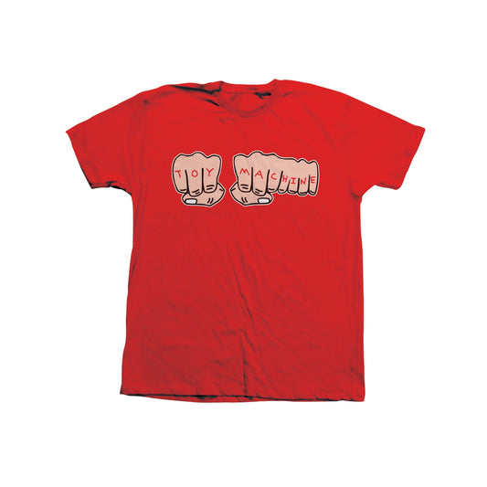 TOY MACHINE FISTS YOUTH T-SHIRT RED