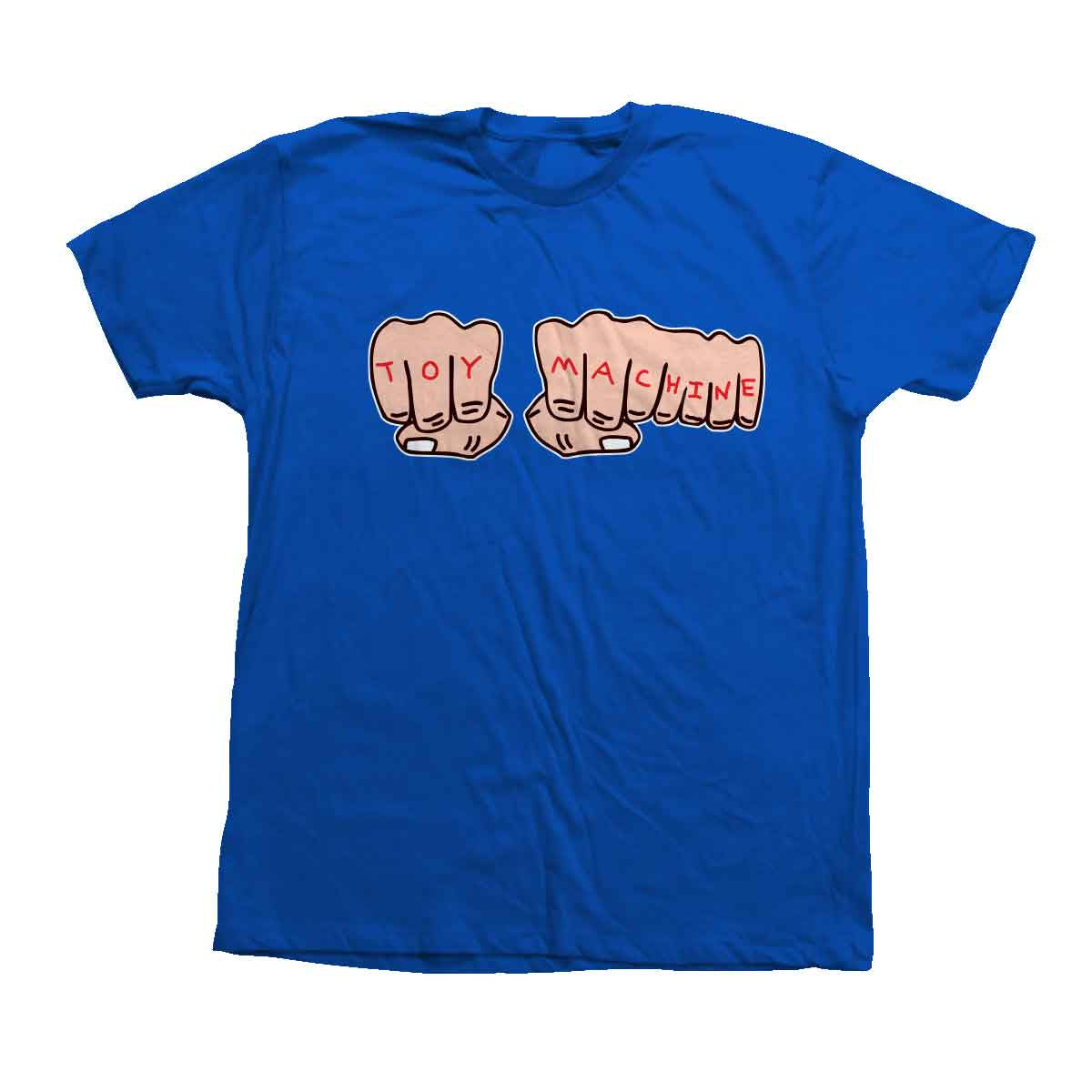 TOY MACHINE FISTS YOUTH T-SHIRT ROYAL BLUE