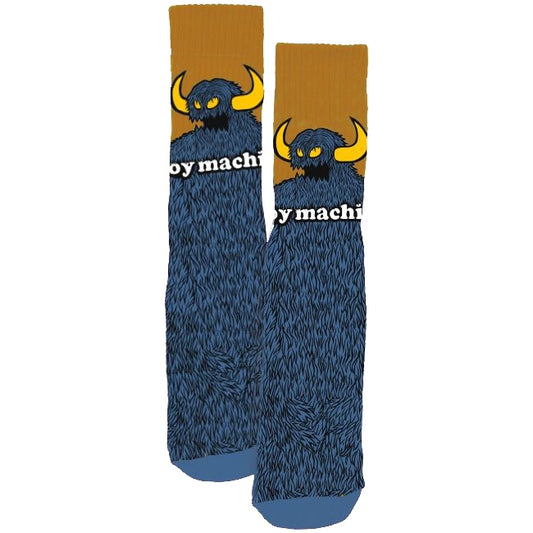 TOY MACHINE FURRY MONSTER SOCK SLATE