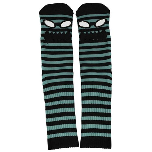 TOY MACHINE MONSTER MINI STRIPES SOCK SLATE/BLACK