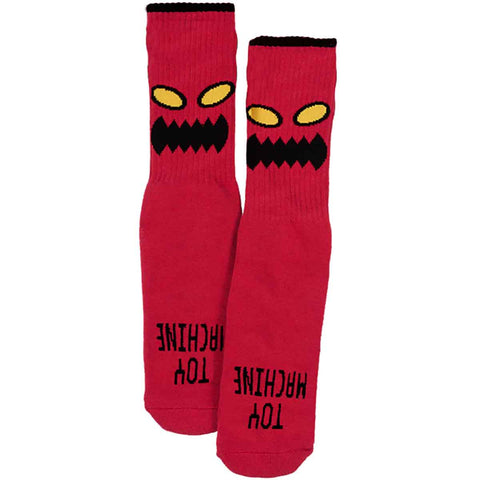 TOY MACHINE MONSTER YOUTH SOCK RED