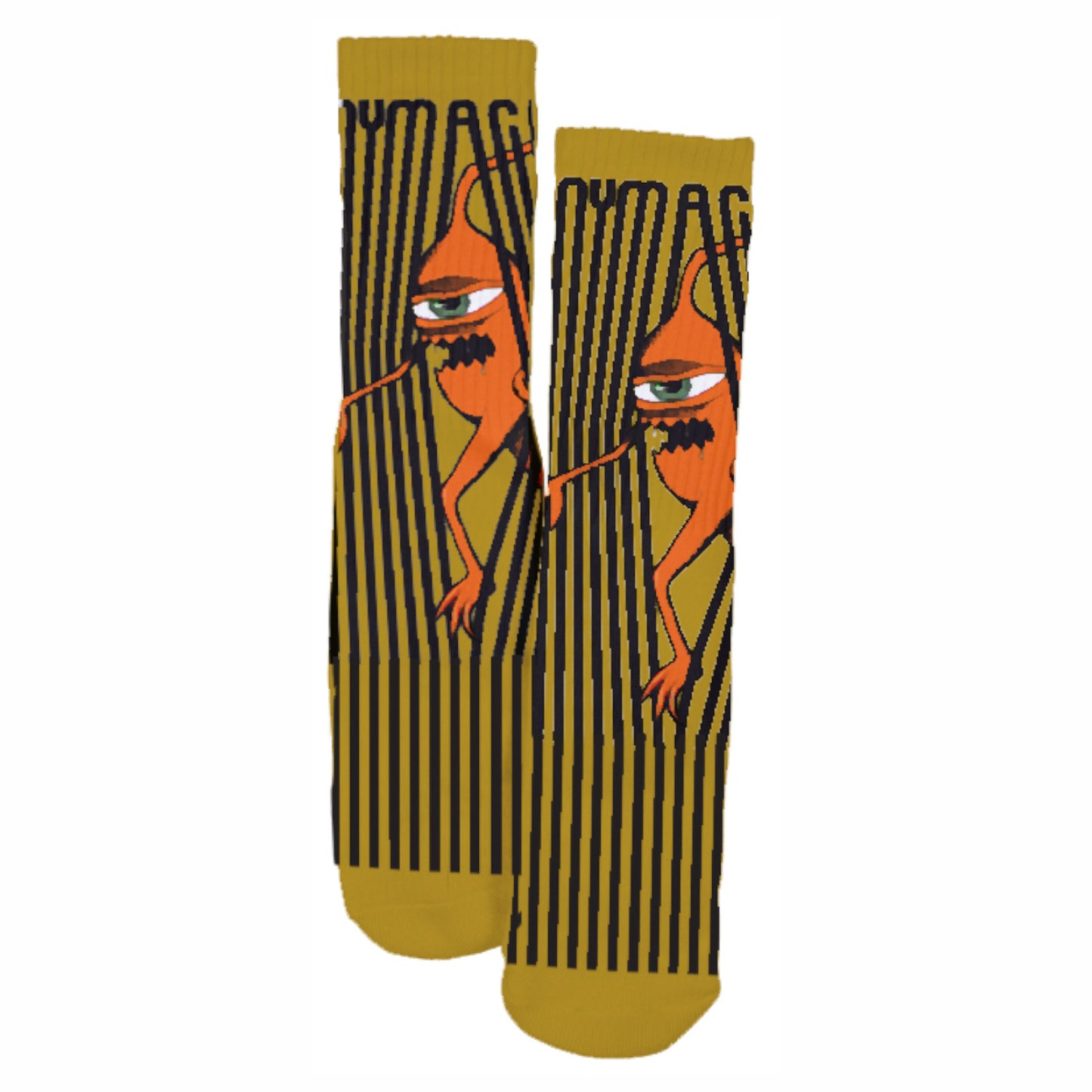 TOY MACHINE SECT BARS SOCK MUSTARD