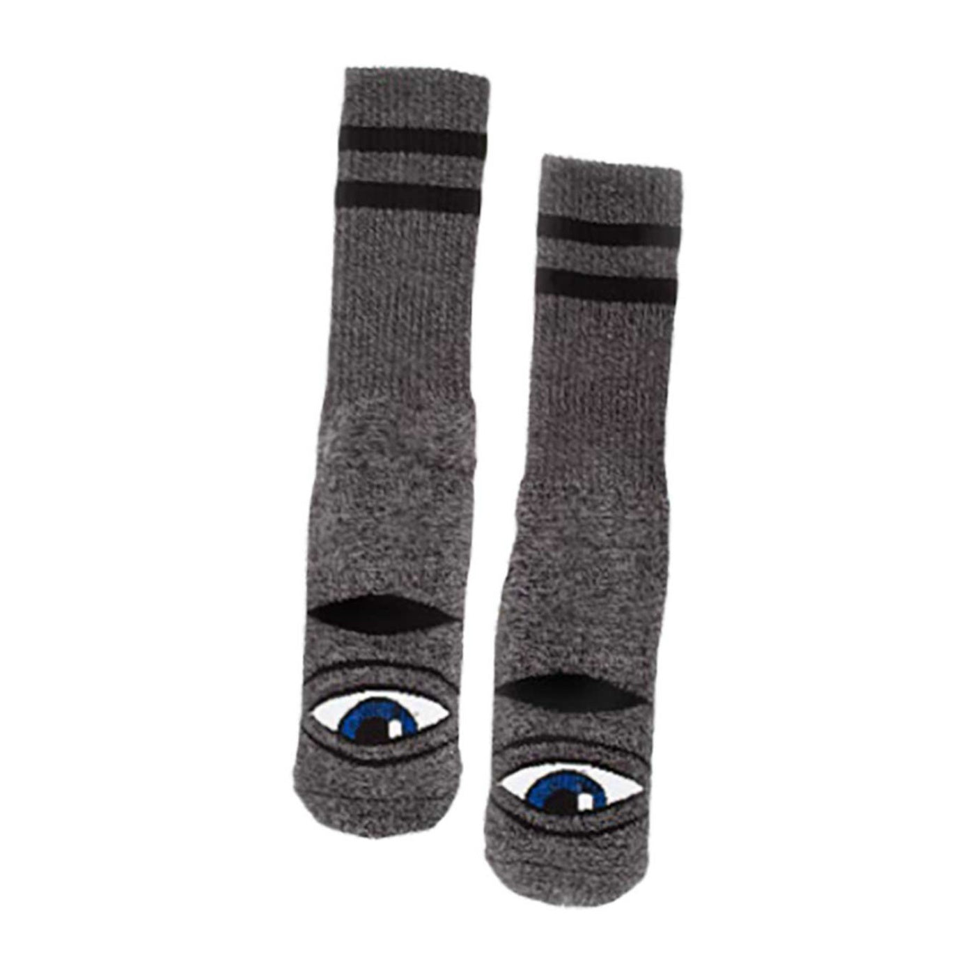 TOY MACHINE SECT EYE SOCK BLACK HEATHER