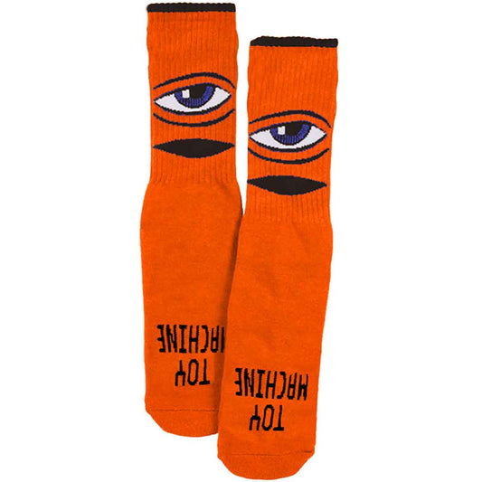 TOY MACHINE SECT EYE YOUTH SOCK ORANGE