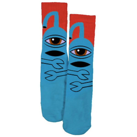 TOY MACHINE SECT HUG SOCK BLUE