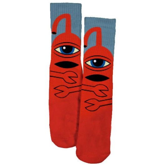 TOY MACHINE SECT HUG SOCK RED