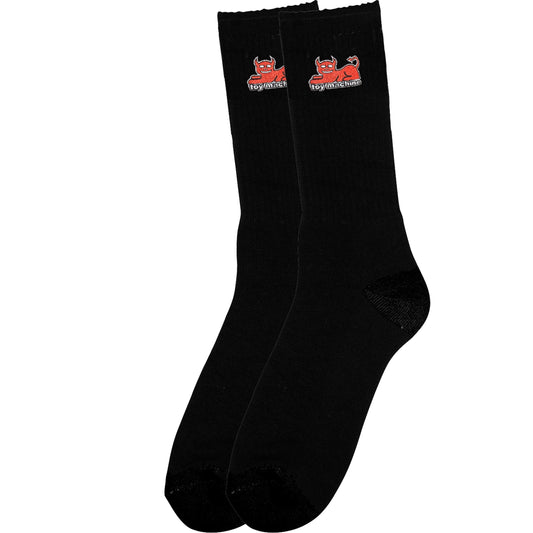 TOY MACHINE DEVIL CAT SOCK BLACK