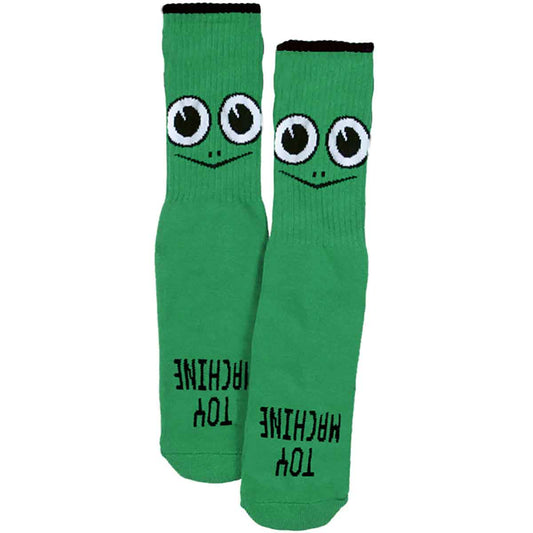 TOY MACHINE TURTLE FACE YOUTH SOCK GREEN