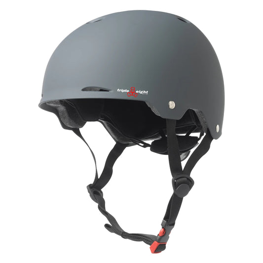 TRIPLE EIGHT GOTHAM DUAL CERTIFIED HELMET WITH EPS LINER GUNMETAL