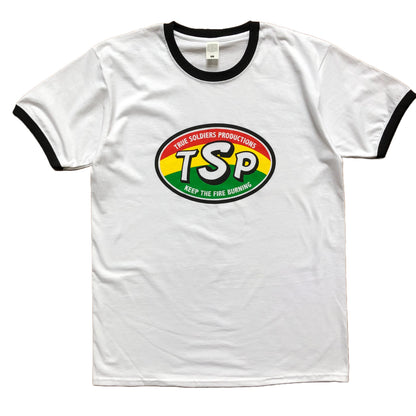 TRUE SOLDIERS PRODUCTIONS-KTFB BLACK RINGER T-SHIRT