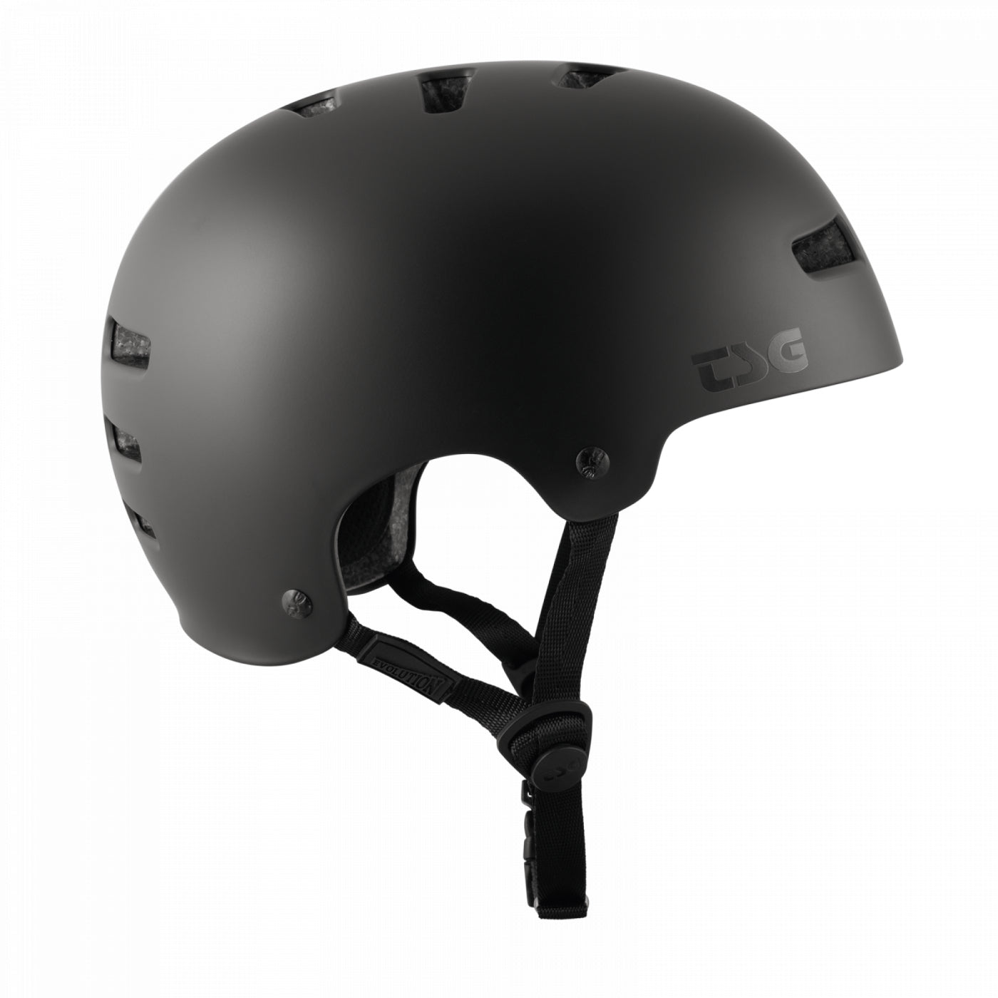 TSG EVOLUTION HELMET SATIN DARK BLACK