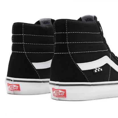 VANS SKATE SK8-HI BLACK/WHITE