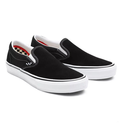 VANS SKATE SLIP-ON BLACK/WHITE