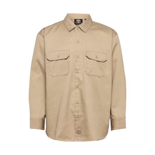 DICKIES WORK SHIRT LS REC KHAKI