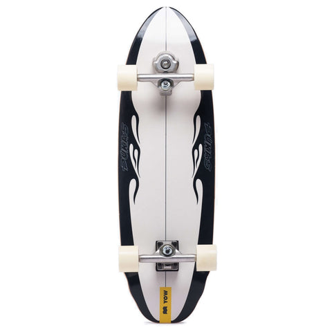 YOW PUKAS FLAME SURFSKATE COMPLETE 33"