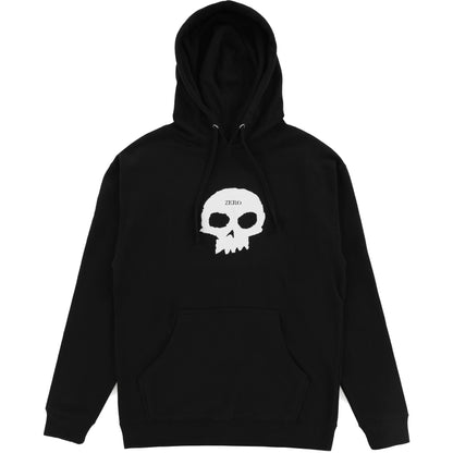 ZERO SINGLE SKULL HOODED SWEATER BLACK