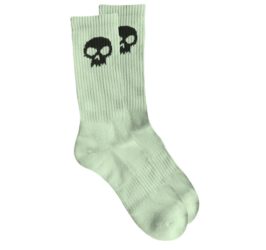 ZERO SINGLE SKULL SOCKS GLOW IN THE DARK